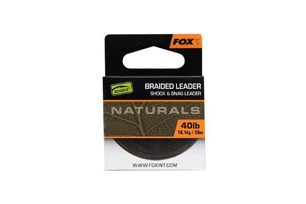 Fox Braided Leader - 40lb Natural