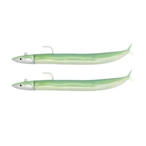 Fiiish Crazy Sand Eel 100 Combo - 10g Pearl Green