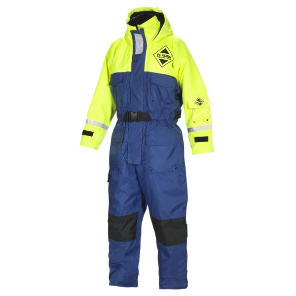 Fladen 1pc Rescue System Flotation Suit Blue/Yellow