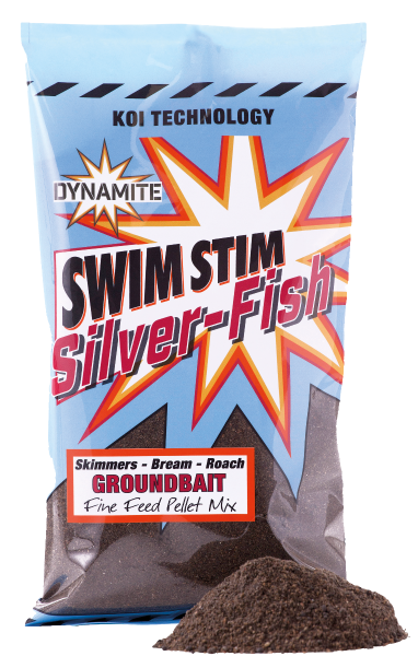 Dynamite Swim Stim Silver Fish Groundbait Dark 900g