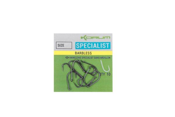 Korum Specialist Barbless - Size 14