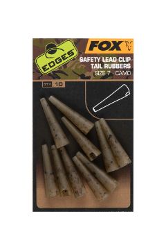 FOX EDGES™ CAMO SAFETY LEAD CLIP TAIL RUBBERS - SIZE 7 FOX EDGES™ CAMO SAFETY LEAD CLIP TAIL RUBBERS - SIZE 7