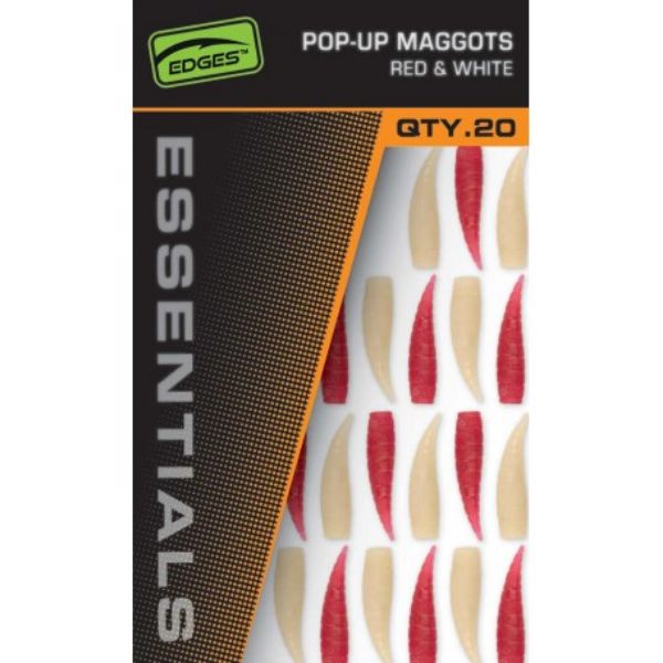 Fox Pop-Up Maggots - Red & White