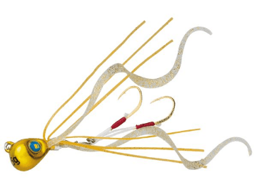 Major Craft Jigpara Nano Tai Rubber Jig - 5g UV Gold Major Craft Jigpara Nano Tai Rubber Jig - 5g UV Gold