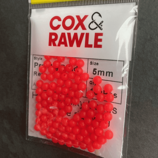 Cox & Rawle Beads - 5mm Red