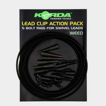 Korda Lead Clip Action Pack - Weed Korda Lead Clip Action Pack - Weed