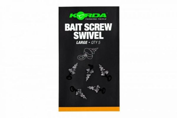 Korda Bait Screw Swivel - Large