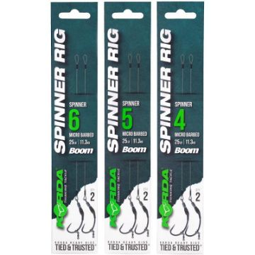 Korda Spinner Rig Barded 25lb - Size 6 Korda Spinner Rig Barded 25lb - Size 6