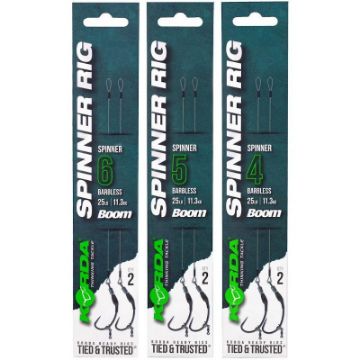 Korda Spinner Rig Barbless 25lb - Size 4 Korda Spinner Rig Barbless 25lb - Size 4