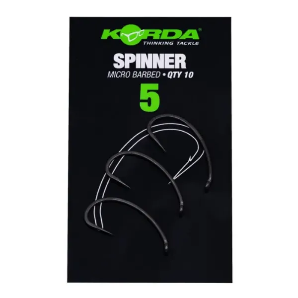 Korda Spinner Hooks Barbed - Size 5