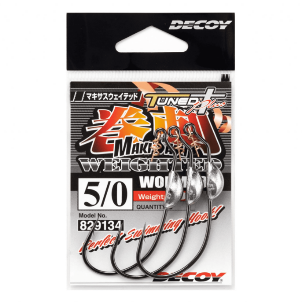 Decoy Worm 130 Makisasu Weighted Hooks