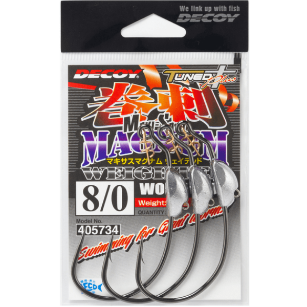 Decoy Worm 130M Makisasu Magnum Weighted Hook