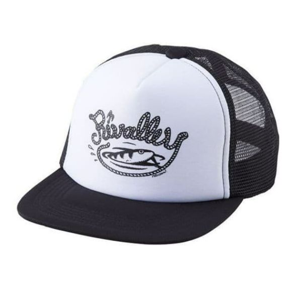 Rivalley Mesh Back Cap - Pencil Lure Logo - Navy