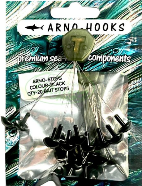 Arno-Hooks Bait Stops - Black