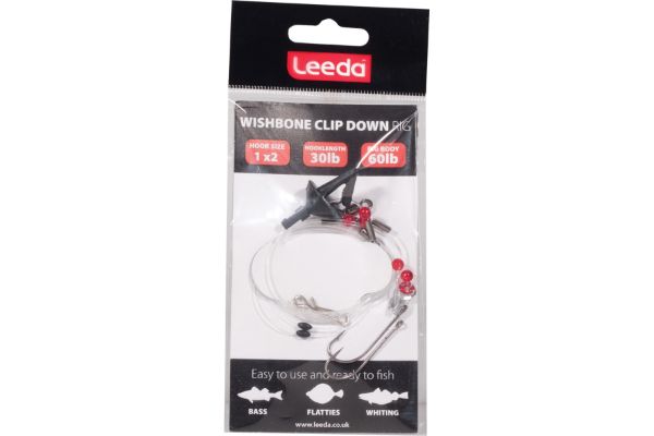 Leeda Wishbone Clip Down Rig - Size 1