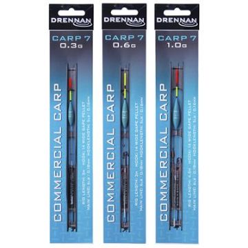 Drennan Carp 7 Carp Pole Rig - 0.6g Drennan Carp 7 Carp Pole Rig - 0.6g