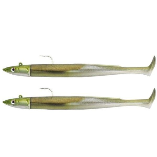 Fiiish Crazy Paddle Tail Double Combo Off Shore 120mm 15g - Khaki