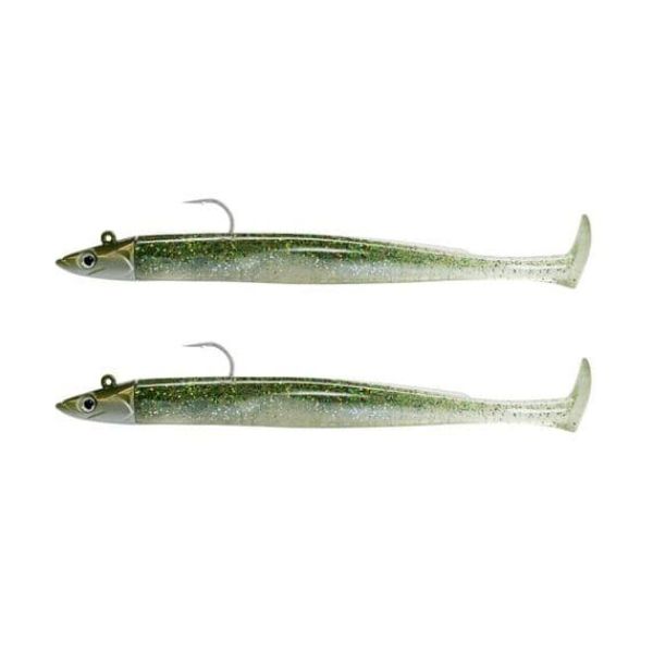Fiiish Crazy Paddle Tail Double Combo Shore 120mm 7g - Ghost Minnow