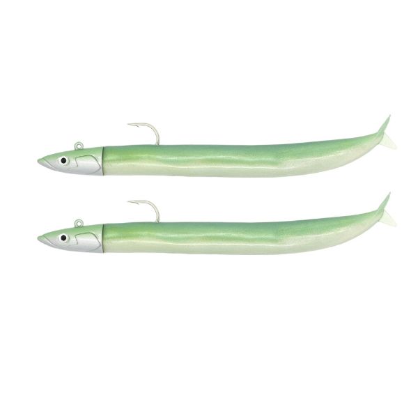 Fiiish Crazy Sand Eel 120 12cm Double Combo Offshore - 15g Pearl Green 
