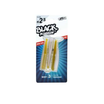 Fiiish Black Minnow 2.5 Bodies x3 - Wakasagi Fiiish Black Minnow 2.5 Bodies x3 - Wakasagi