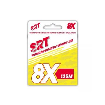 Sert SRT Braided Fishing Line X8 Fluo Yellow 135m Sert SRT Braided Fishing Line X8 Fluo Yellow 135m