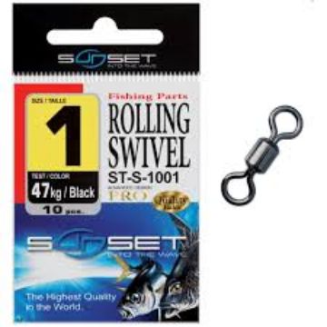 Sunset ST-S-1001 - Rolling Swivel - Size 1 47kg Sunset ST-S-1001 - Rolling Swivel - Size 1 47kg