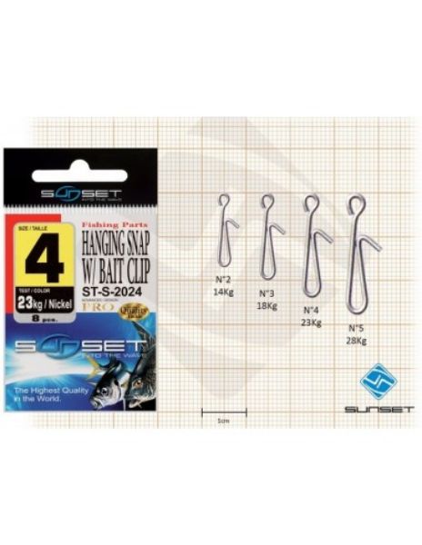 Sunset Hanging With Bait Clip ST-S-2024 - Size 4 23kg