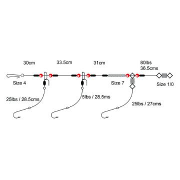 Axia 3 Hook Clipped - Size 1 Axia 3 Hook Clipped - Size 1