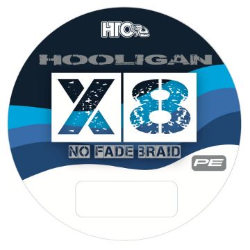 HTO Hooligan X8 Braid Red - 28lb HTO Hooligan X8 Braid Red - 28lb