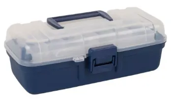 Jarvis Walker Clear Top Tackle Box - 1 Tray  Jarvis Walker Clear Top Tackle Box - 1 Tray