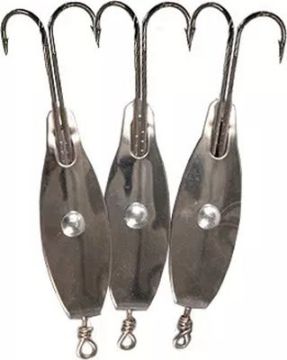 Fladen 3pk Mackerel Spoon Double Hook - 3/0 Fladen 3pk Mackerel Spoon Double Hook - 3/0