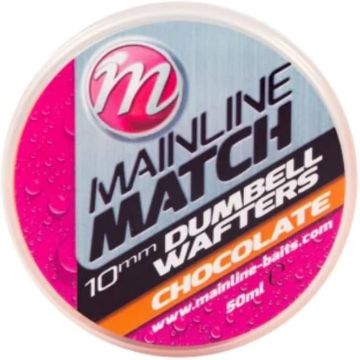 Mainline Match Dumbell Wafters Chocolate Orange - 6mm Mainline Match Dumbell Wafters Chocolate Orange - 6mm