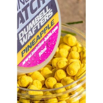 Mainline Match Dumbell Wafters Pineapple - 8mm Mainline Match Dumbell Wafters Pineapple - 8mm