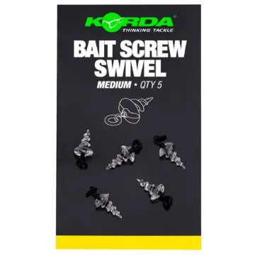 Korda Micro Ring Swivel Bait Screw - Medium Korda Micro Ring Swivel Bait Screw - Medium