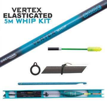 Drennan Vertex Elasticated Whip Kit - 5m Drennan Vertex Elasticated Whip Kit - 5m