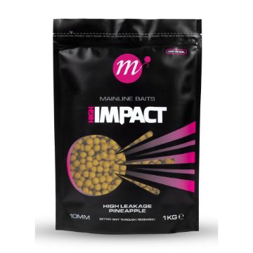 Mainline High Impact Boilie 1kg 10mm - High Leak Pineapple Mainline High Impact Boilie 1kg 10mm - High Leak Pineapple