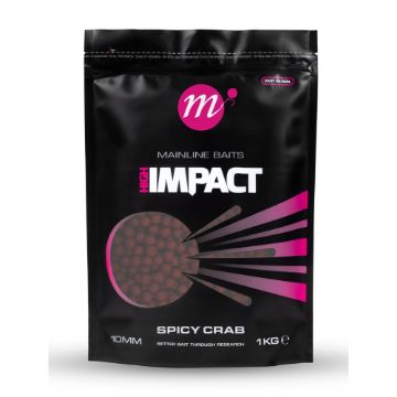Mainline High Impact Boilie 1kg 10mm - Spicy Crab Mainline High Impact Boilie 1kg 10mm - Spicy Crab