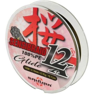 Sakura Sensibraid X12 Green 150m - 19.1lb  Sakura Sensibraid X12 Green 150m - 19.1lb