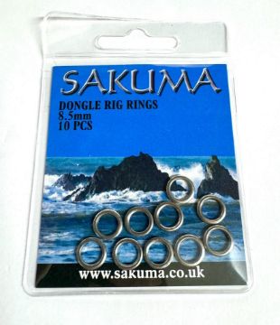 Sakuma Dongle Rig Rings 8.5mm  Sakuma Dongle Rig Rings 8.5mm