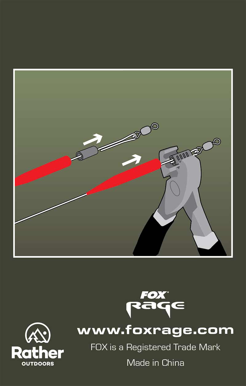 Fox Rage Predator Red Trace Crimp Covers Angling Centre West Bay