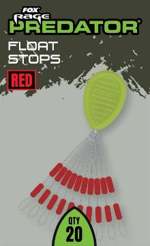 Fox Rage Predator Float Stops - Red Fox Rage Predator Float Stops - Red