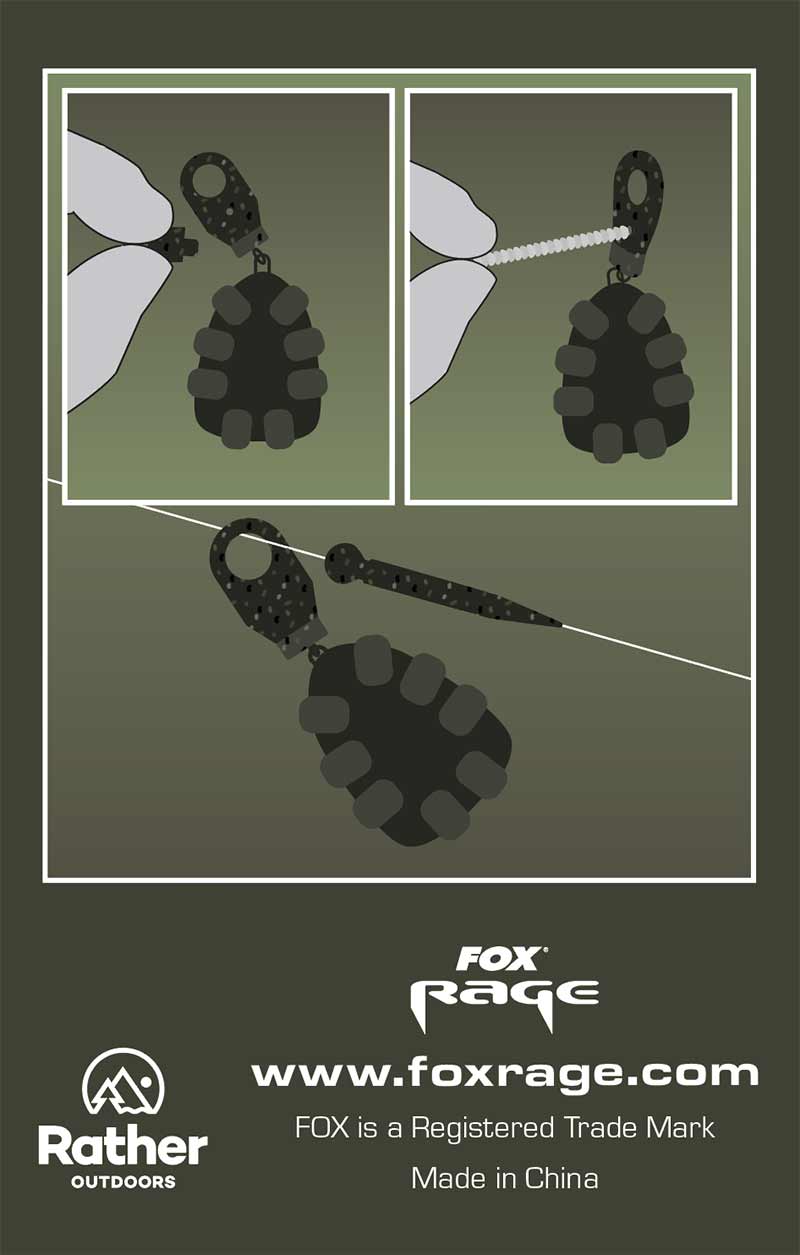 Fox Rage Predator Camo Low Resistance Run Ring x 5 Angling Centre