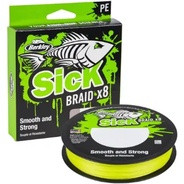 Berkley Sick Braid x8 Flame Green 150m - 13lb Berkley Sick Braid x8 Flame Green 150m - 13lb
