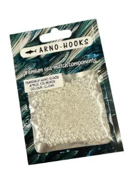 Arno-Hooks Teardrop Aero Beads - Clear Arno-Hooks Teardrop Aero Beads - Clear
