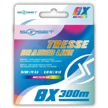 Sunset Tresse Braid Multicolor x8 300m Sunset Tresse Braid Multicolor x8 300m