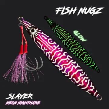 Wild Seas Fish Nugz Slayer Jig Neon Nightmare (Glow) Wild Seas Fish Nugz Slayer Jig Neon Nightmare (Glow)