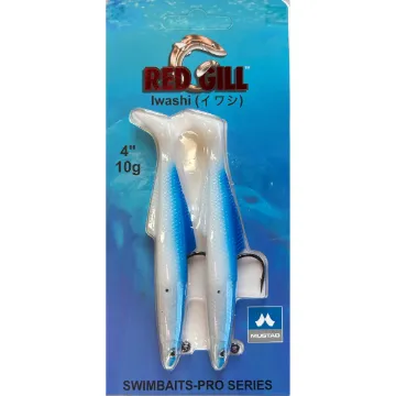 Red Gill Iwashi 4" - Blue White Red Gill Iwashi 4" - Blue White