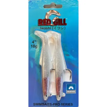 Red Gill Iwashi 4" - Diamond White Red Gill Iwashi 4" - Diamond White