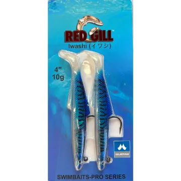 Red Gill Iwashi 4" - Blue Sushi Red Gill Iwashi 4" - Blue Sushi