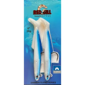 Red Gill Iwashi 6" - Blue White Red Gill Iwashi 6" - Blue White